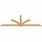 Ekena Millwork Redmond Smooth Timber Gable Bracket, Western Red Cedar, 84"W x 31"H x 1 1/2"D x 3 1/2"F, 9/12 Pitch GBW084X31X0204RED00SWR - alternate 4